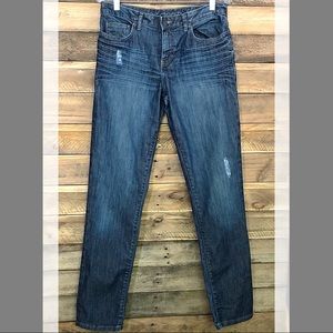 Calvin Klein Factory distressed boyfriend jeans